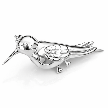 Cage Pendant 925 Sterling Silver - Hummingbird