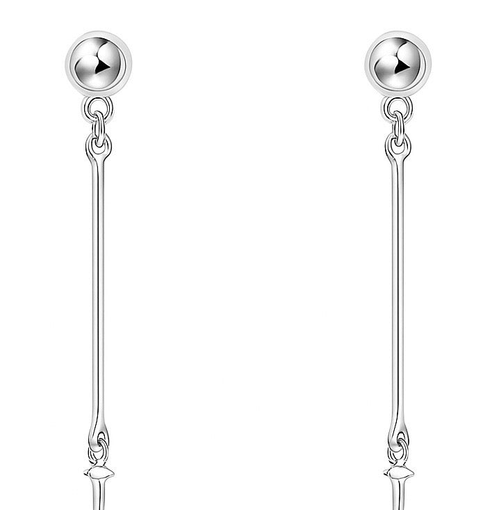 DIY Mount Earrings - 925 Sterling Silver Bar Earrings