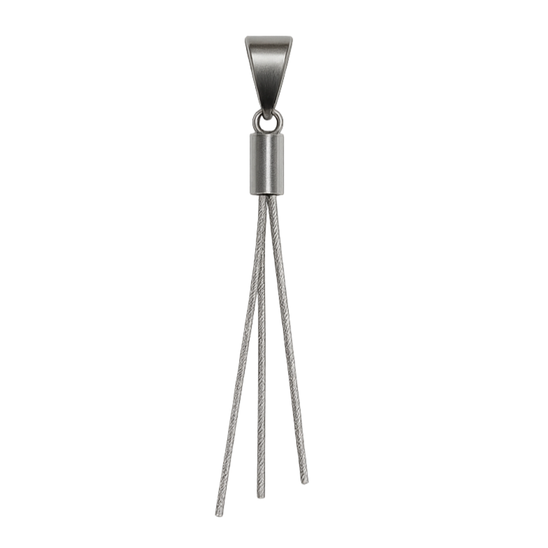 DIY Mount Pendant - 925 Sterling Silver Trio Harmony Pendant