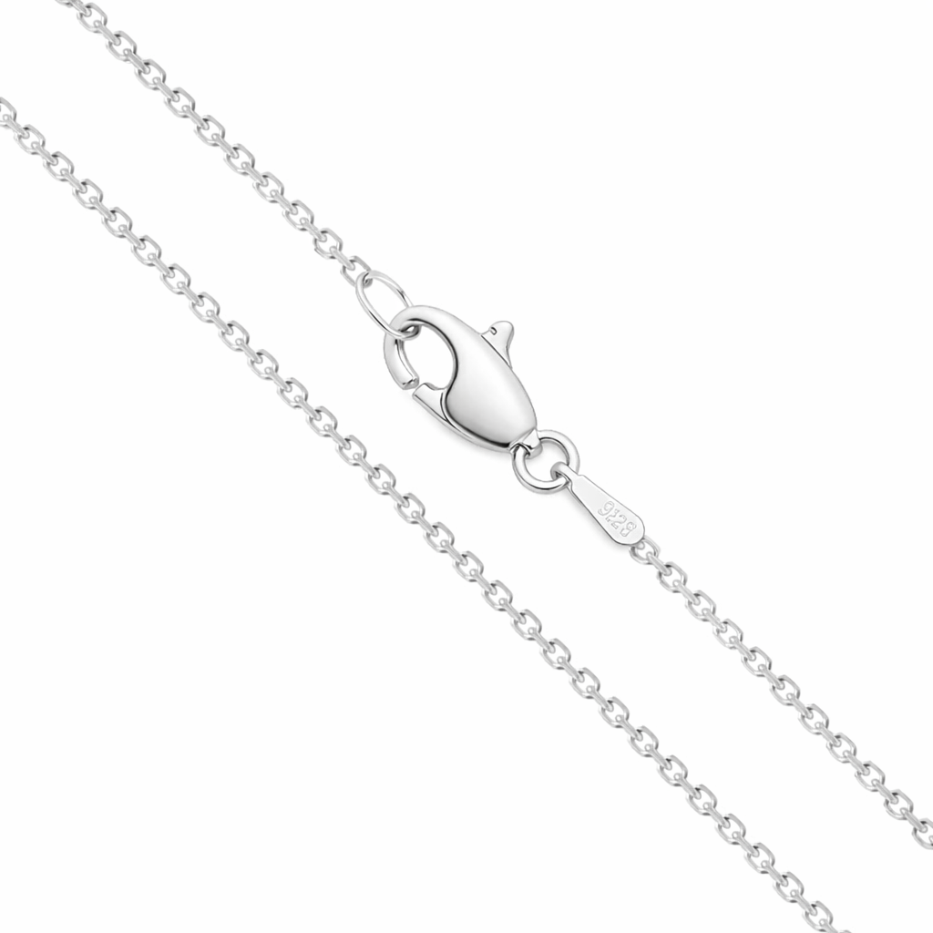 Chain - Rolo 925 Sterling Silver Rhodium Coated
