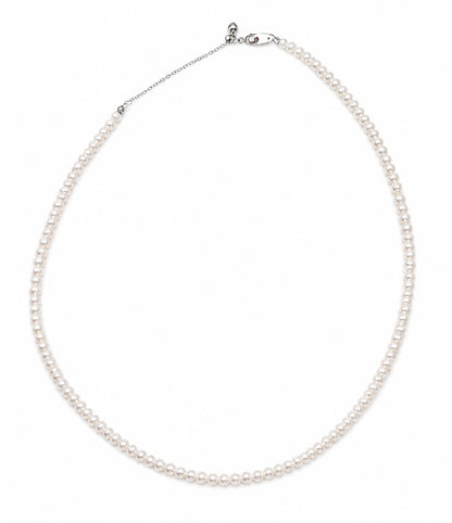130 Baby Natural Pearl Necklace .925 Extension Chain