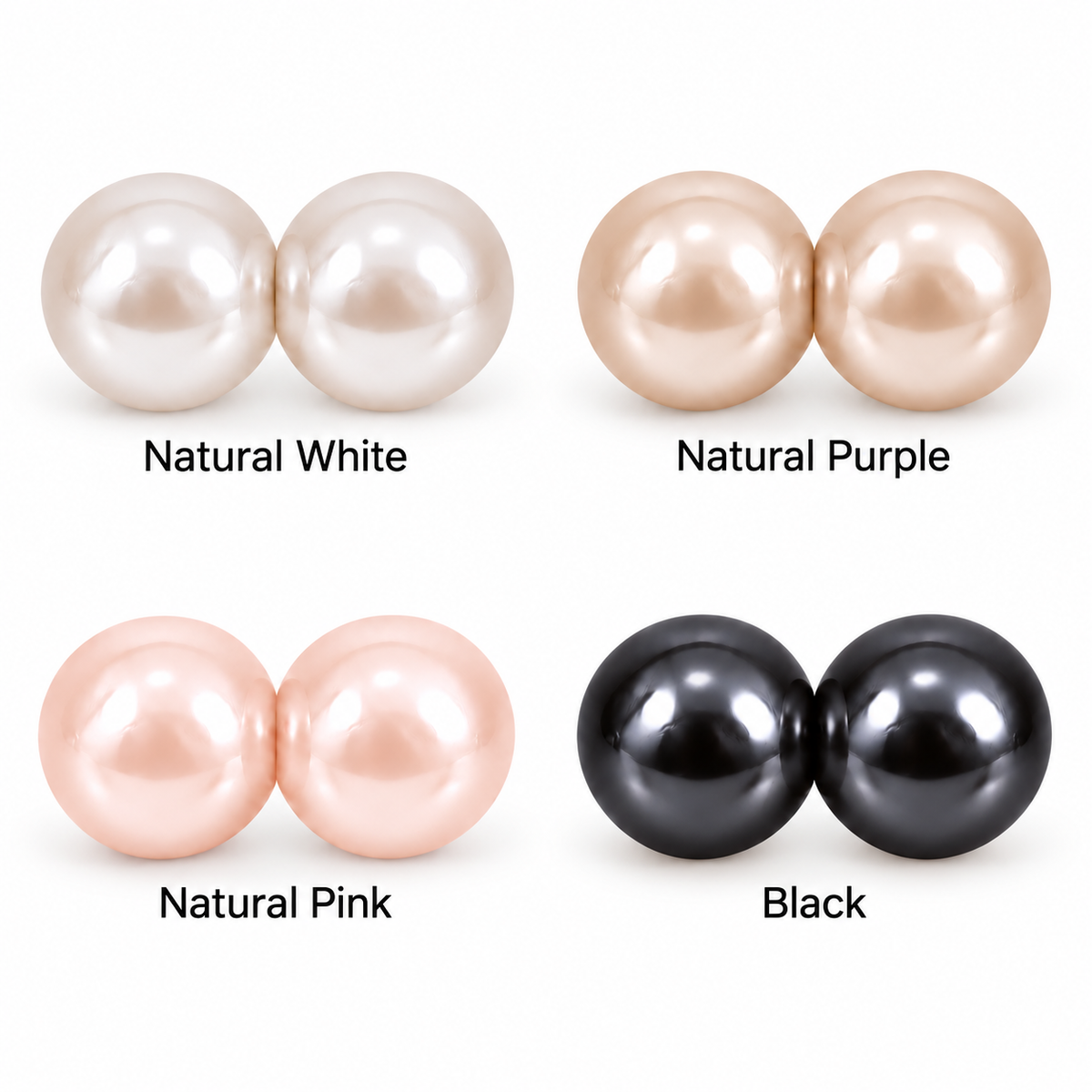 Loose Pearl - Button Shaped Large 8-12mm Drilled