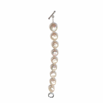 Baroque Coin Pearl Bracelet ￼