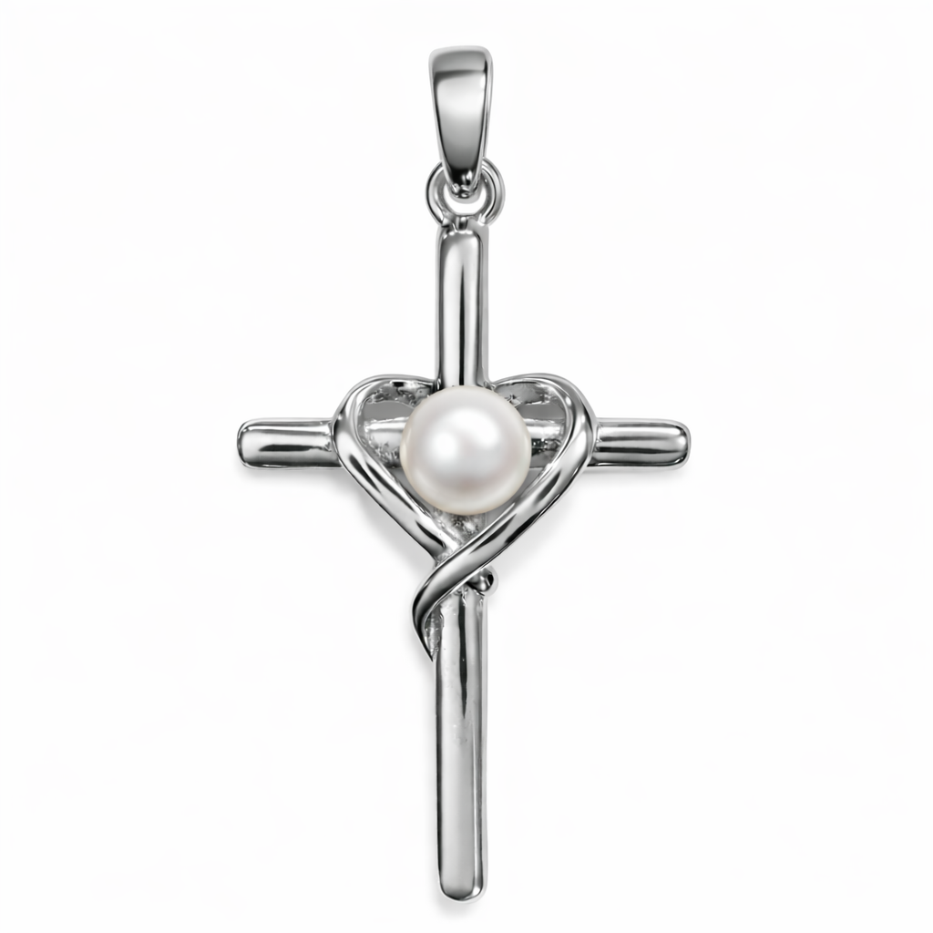 Mount Pendant .925 Sterling Silver Estilo Retro 1” Redondo