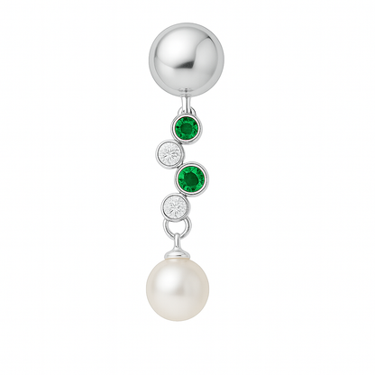 DIY Mount Pendant - 925 Sterling Silver Colorful Celestial Drop Pendant