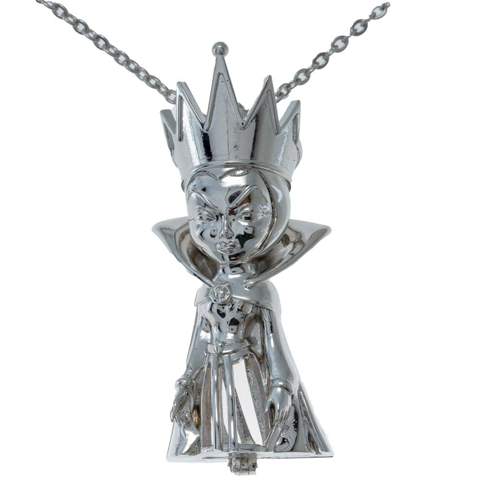 Jaula colgante chapado en plata Evil Queen Blancanieves (cadena de 18 &quot;gratis)