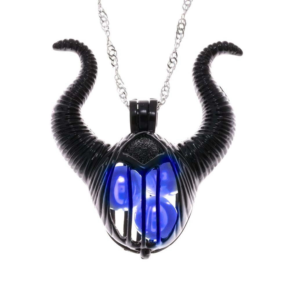 Cage Pendant Silver Plated - Mystical Villain with Chain