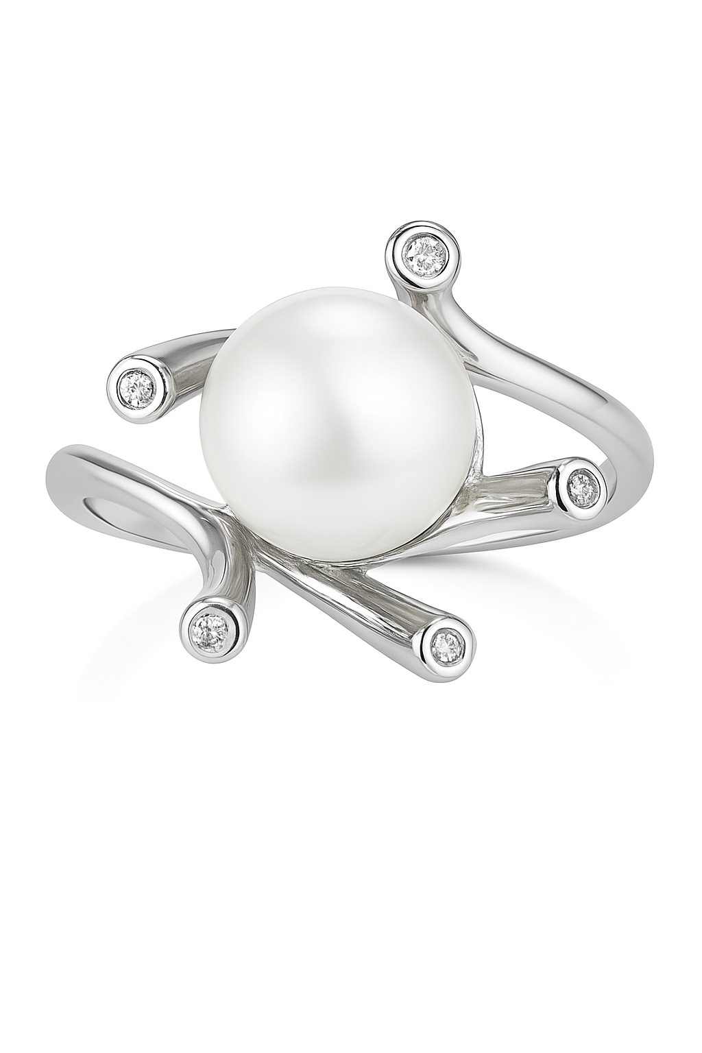 DIY Mount Adjustable Ring - 925 Sterling Silver Starburst Halo Edison Ring