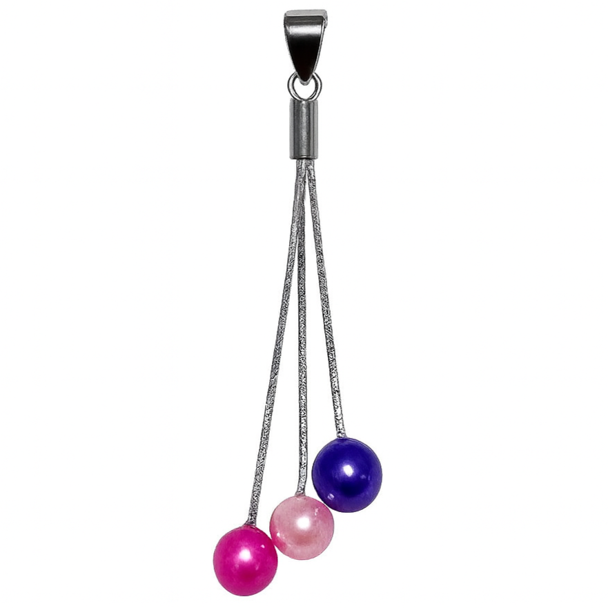 DIY Mount Pendant - 925 Sterling Silver Trio Harmony Pendant