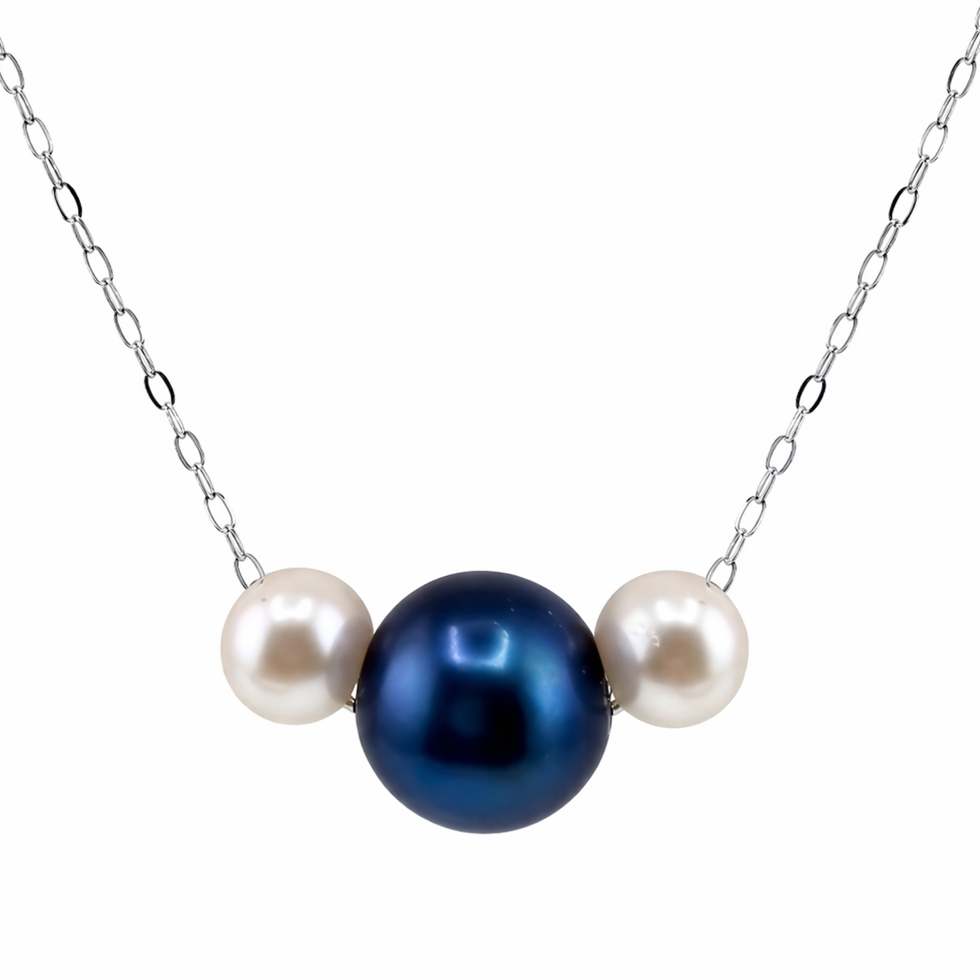 Chain - Slider/Floating Rolo 925 Sterling Silver (Float Edisons, Pearls, Shaped Pearls &amp; more)