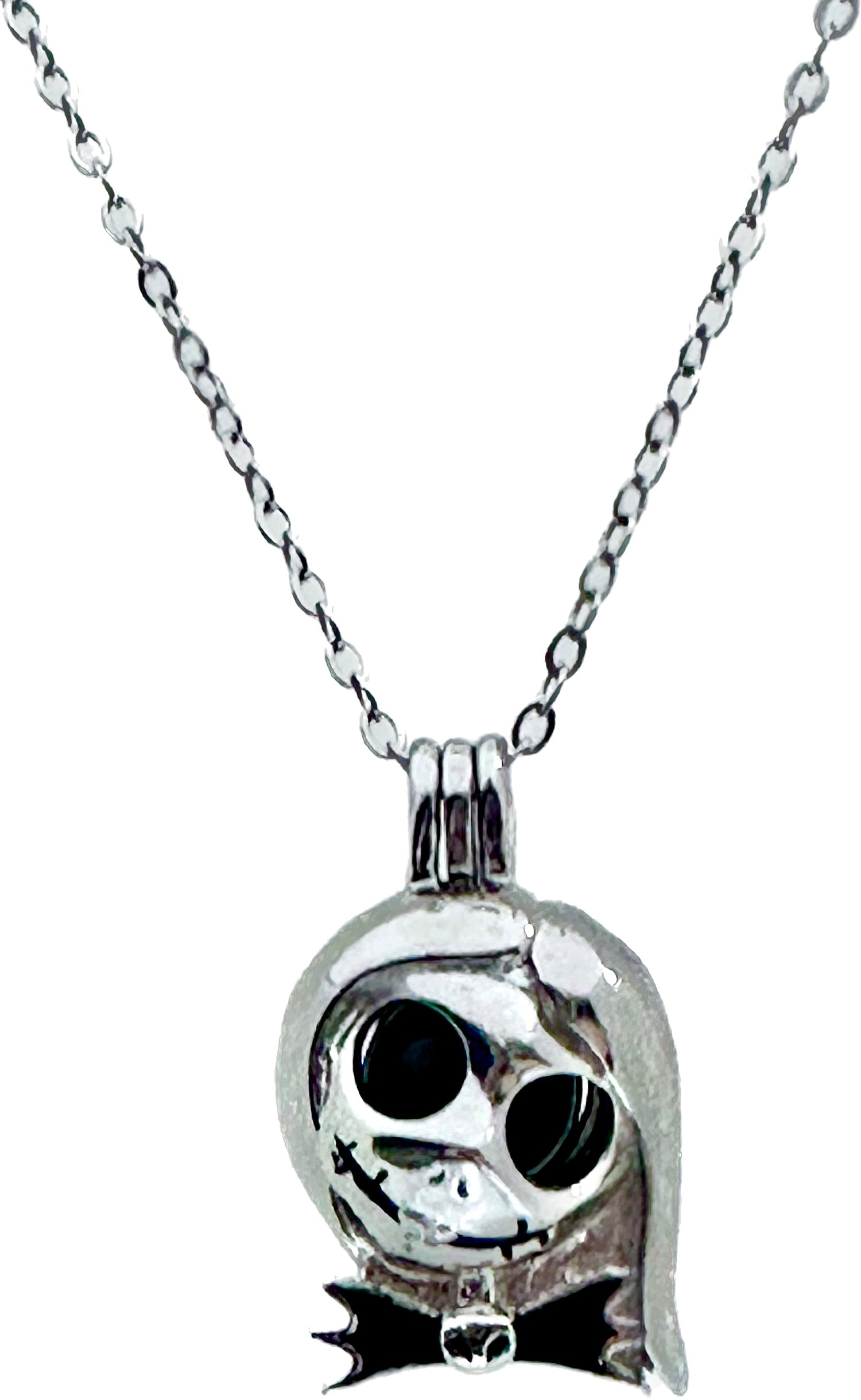 Cage Pendant .925 Sterling Silver Girl Rag Doll Halloween