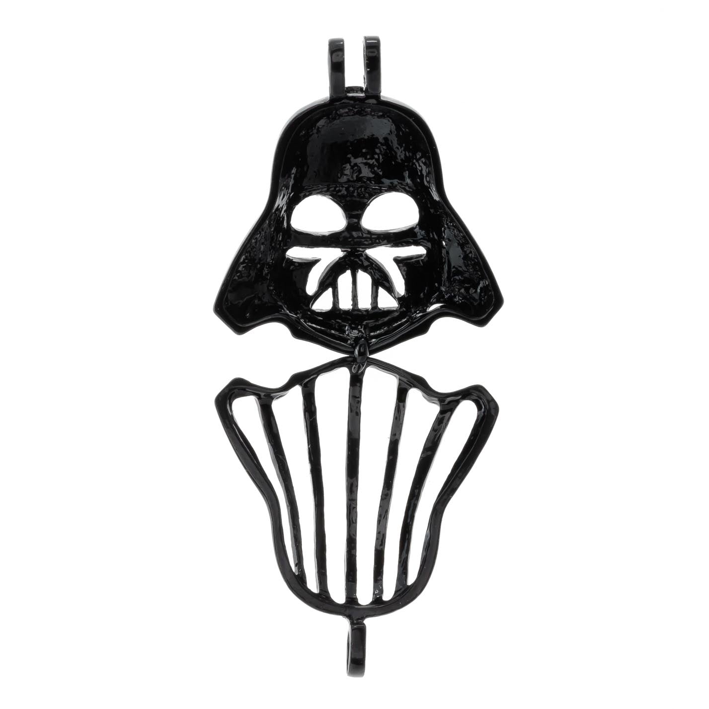 Cage Pendant Black Plated - Darth Vader