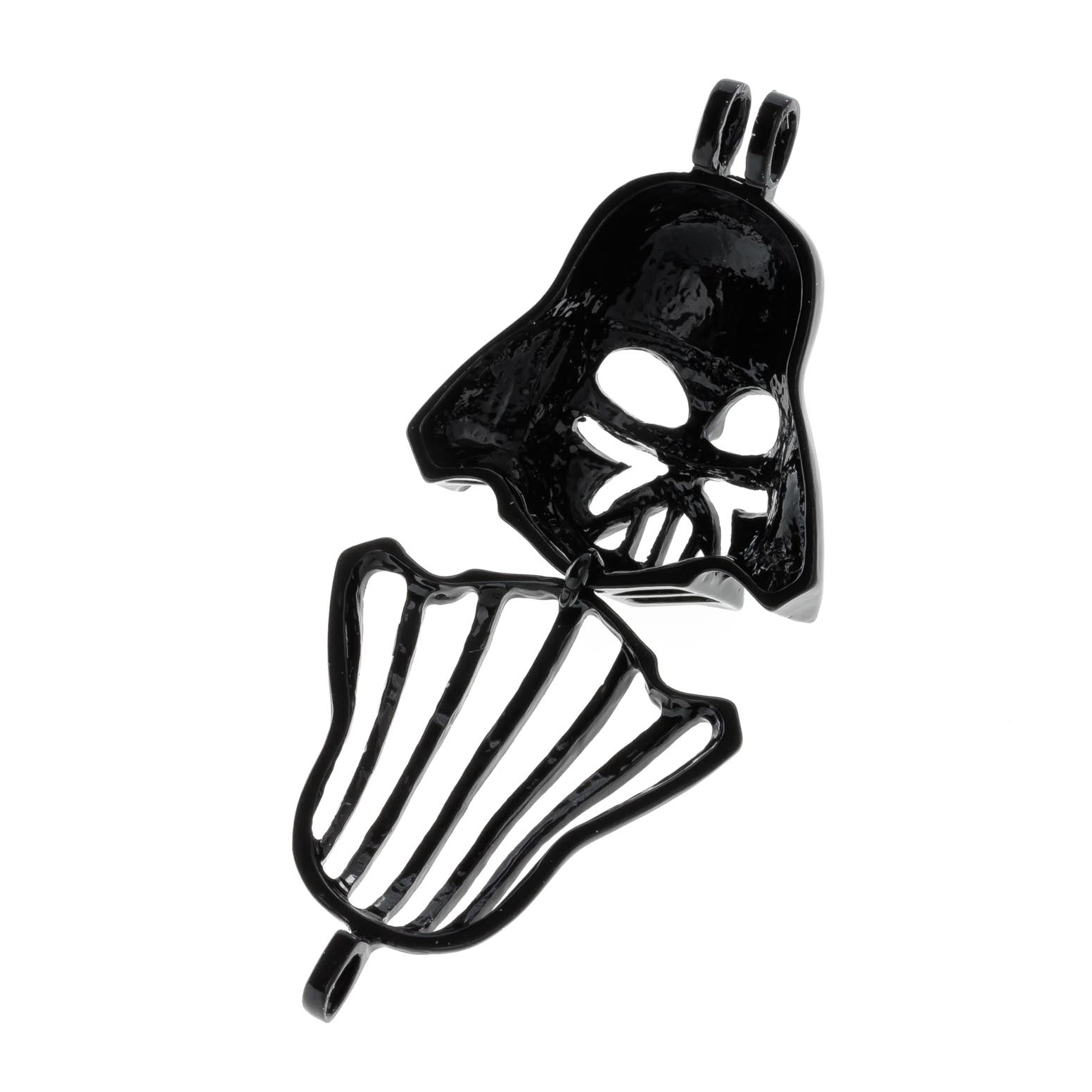 Cage Pendant Black Plated - Darth Vader