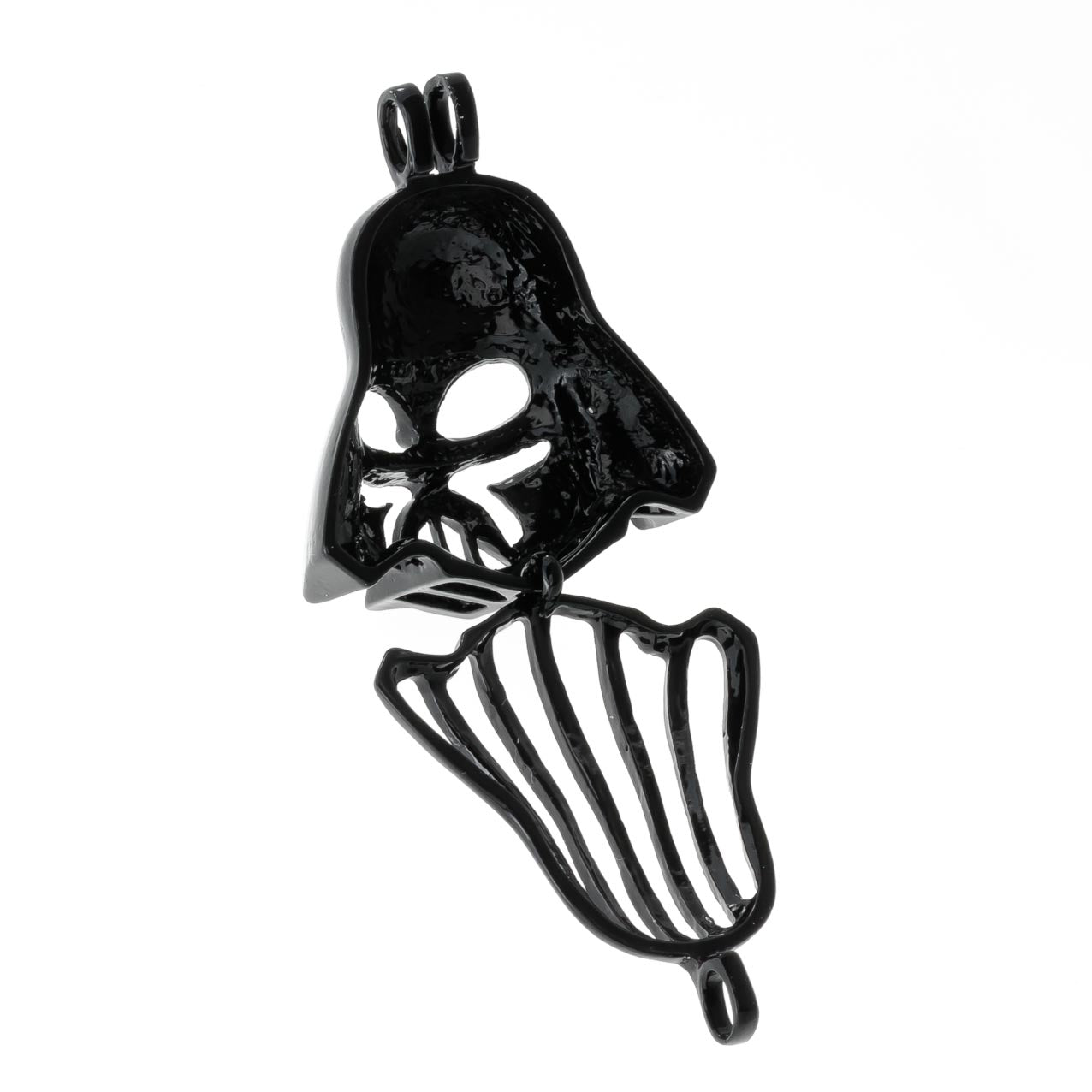 Cage Pendant Black Plated - Darth Vader