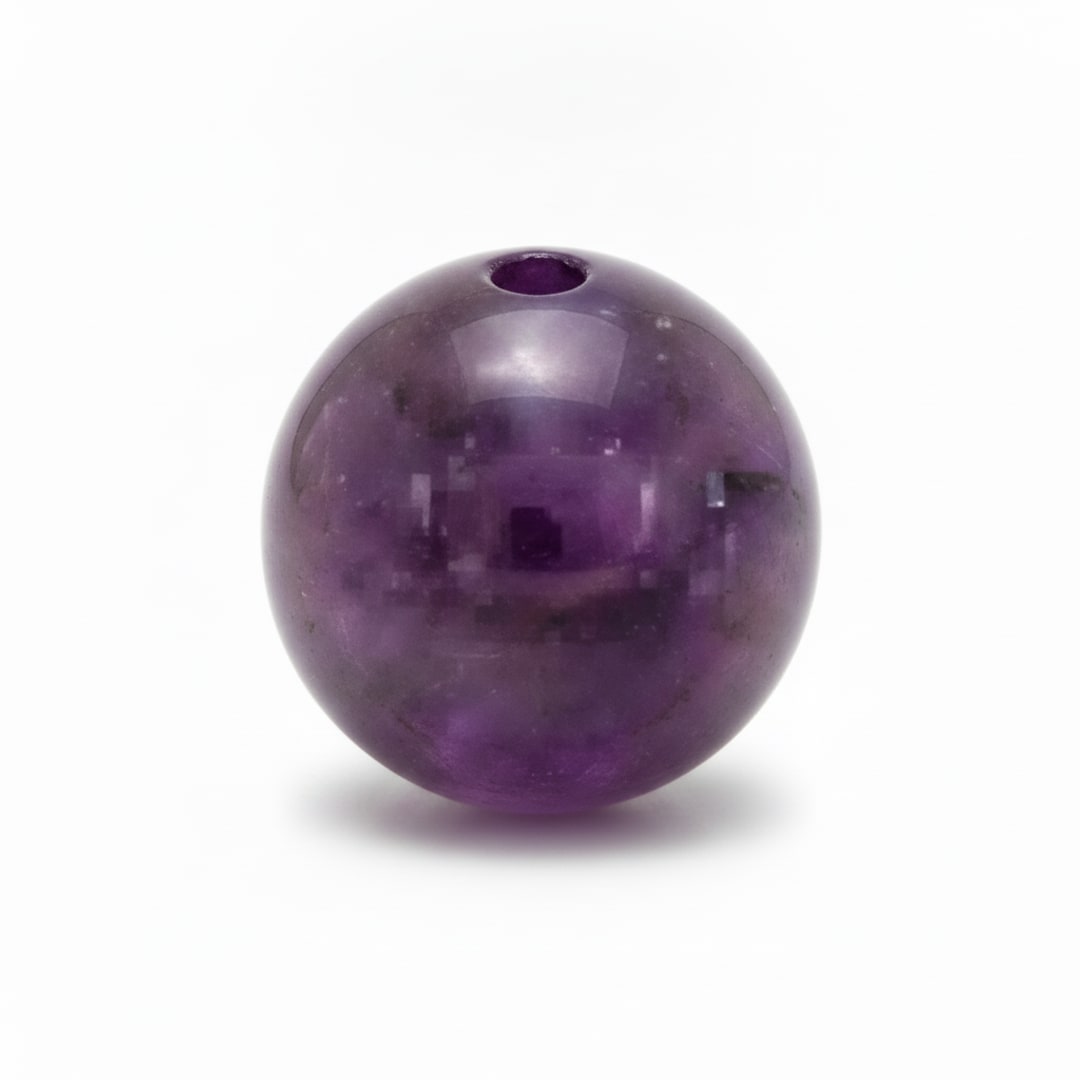 Amethyst / Half Drilled