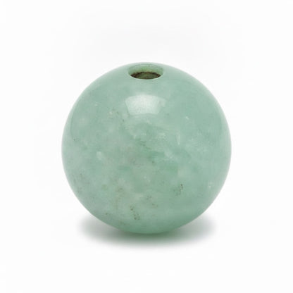 Green Aventurine Light / Half Drilled