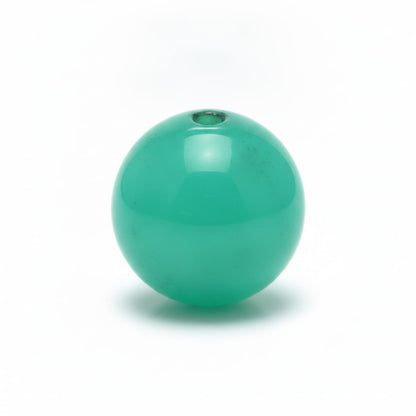 Green Onyx / Half Drilled