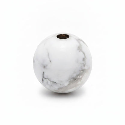 Howlite / Half Drilled