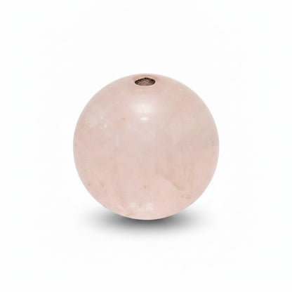 Rose Quartz / Half Drilled