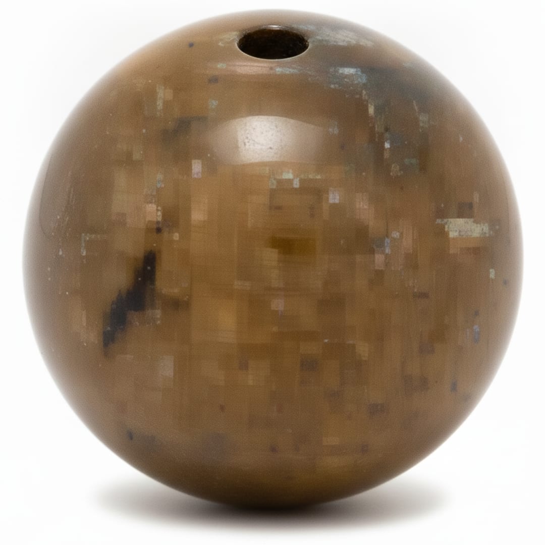 Tiger Eye / Half Drilled