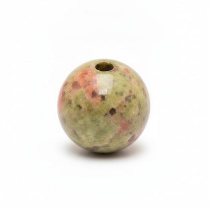Unakite / Half Drilled