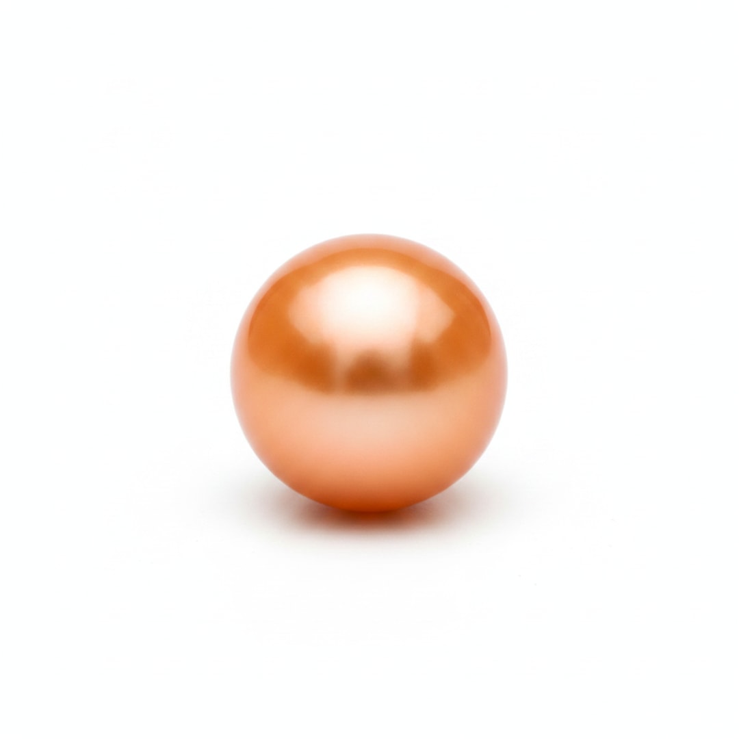 Orange loose Edison pearl 9-11mm