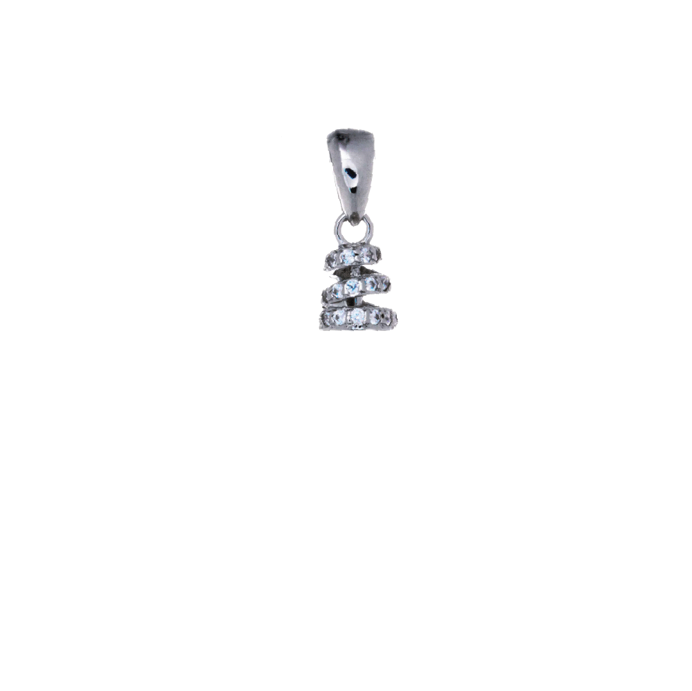 Mount Pendant .925 Sterling Silver Mini Cono Remolino