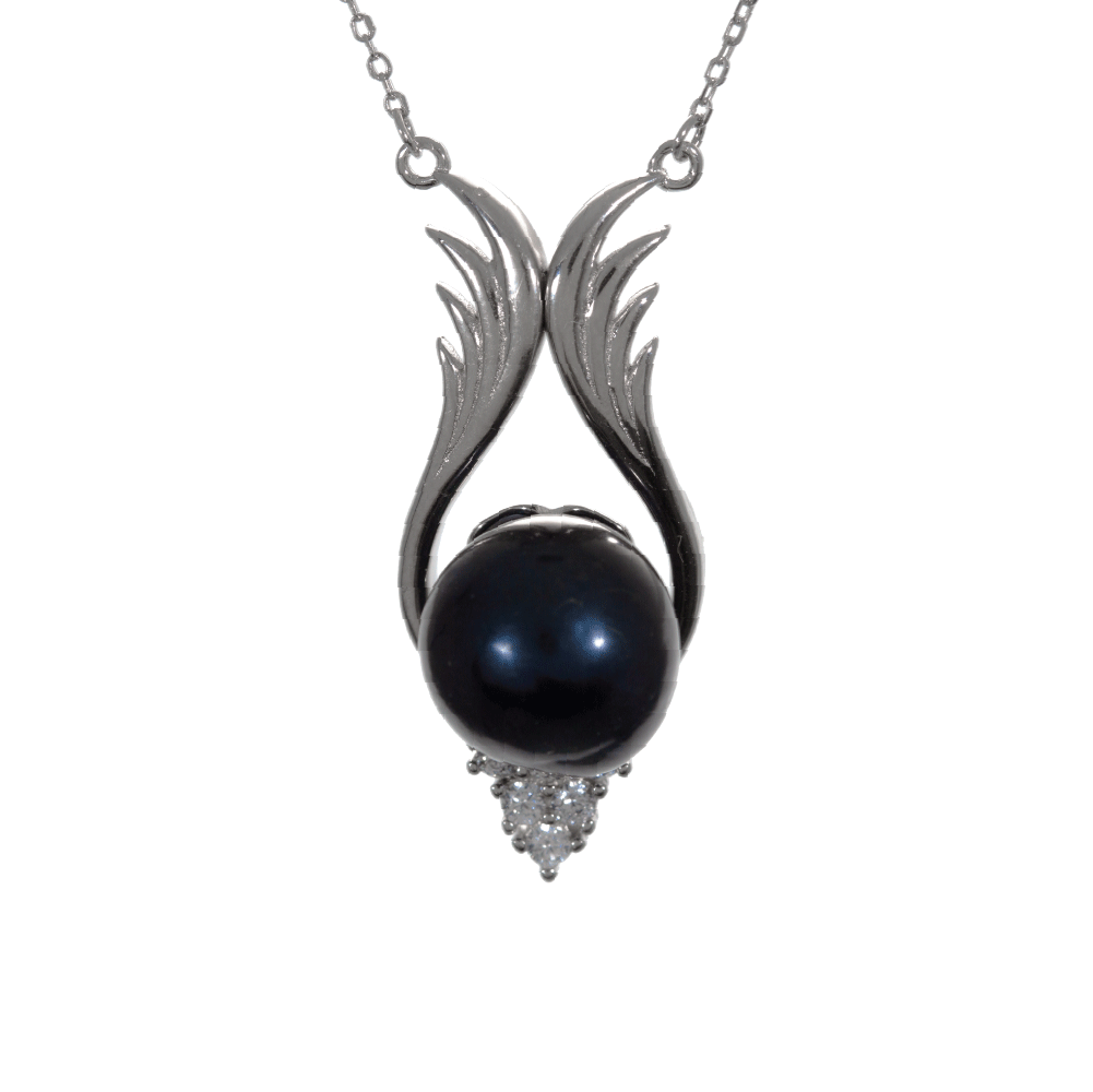 DIY Mount Pendant - 925 Sterling Silver Clasping Wings with Chain (Big Piece)