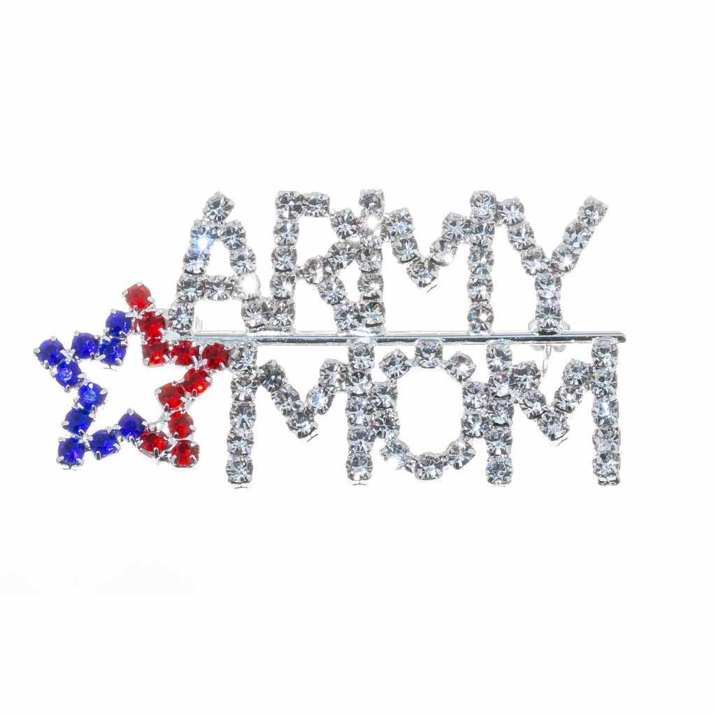 Brooch - United States Army Mom