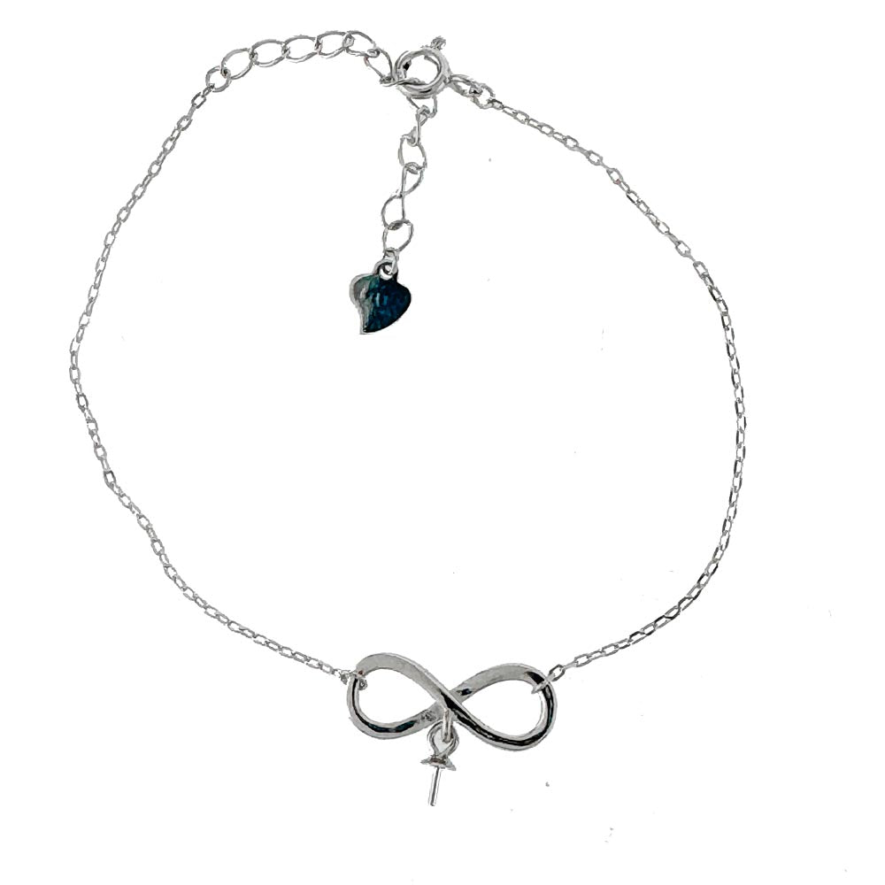 DIY Mount Bracelet - 925 Sterling Silver Infinity