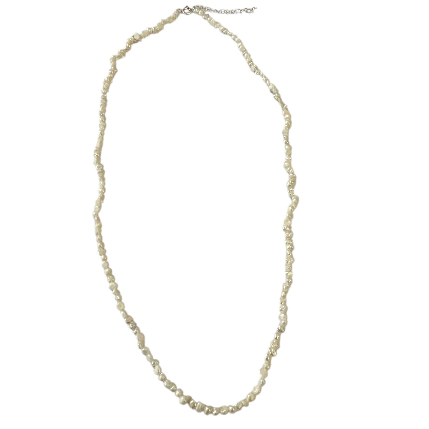 Jewelry Set - Natural Baroque Baby Pearl Necklace 20&quot;