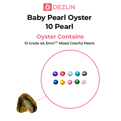 Baby Pearls 3-5mm+- in Freshwater Oyster