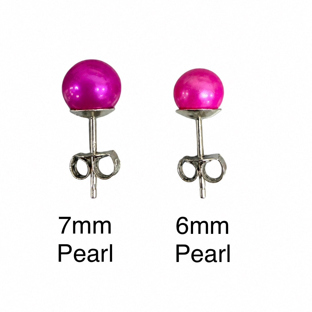 Mount Aretes .925 Studs de plata esterlina Paquete de 5