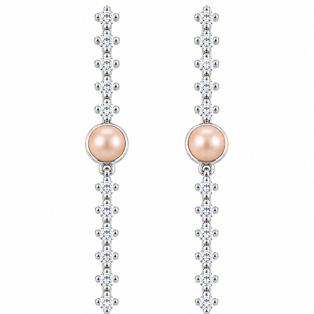 Aretes Mount .925 Sterling Silver Strass Goteando