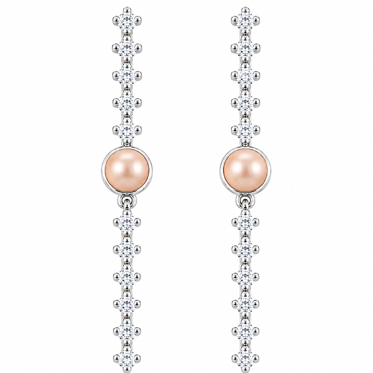 Aretes Mount .925 Sterling Silver Strass Goteando