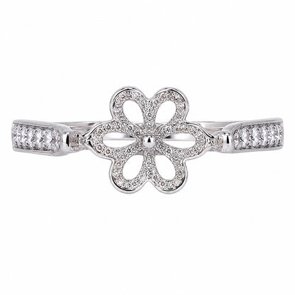 DIY Mount Adjustable Ring - 925 Sterling Silver Princess Ring