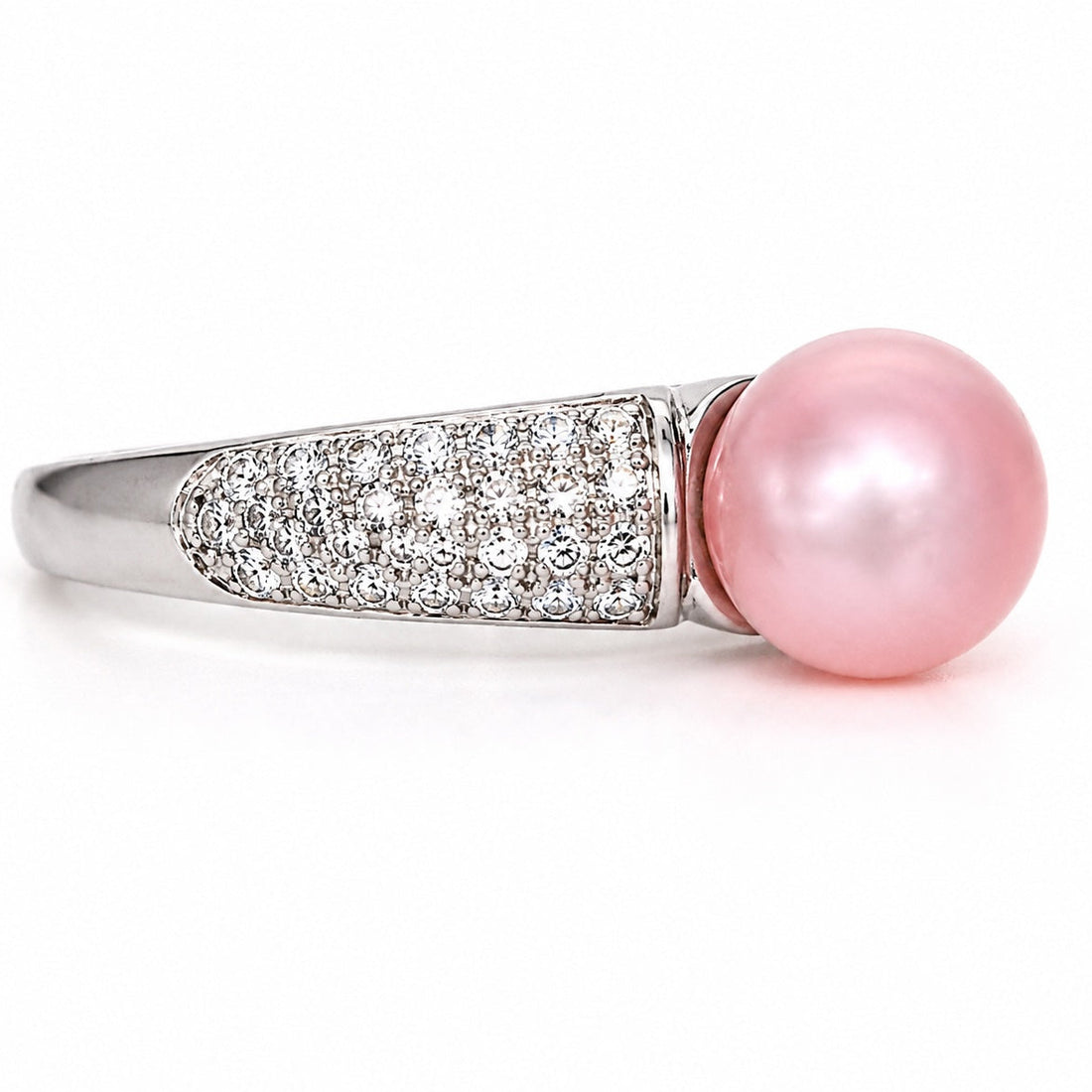 Montura Anillo Ajustable .925 Lado Mini Strass