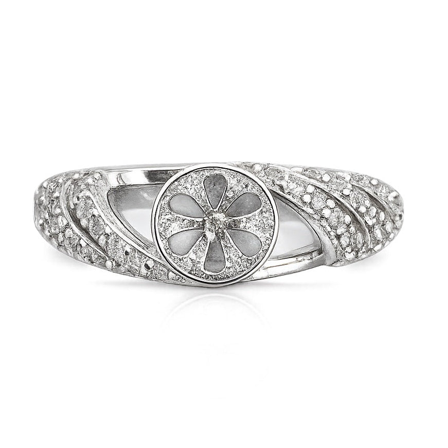 DIY Mount Adjustable Ring - 925 Sterling Silver Trinity Pearl Ring