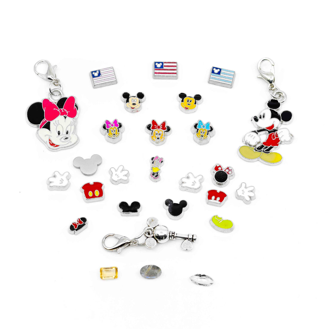 Charm Drop - Mickey and Minnie Mouse