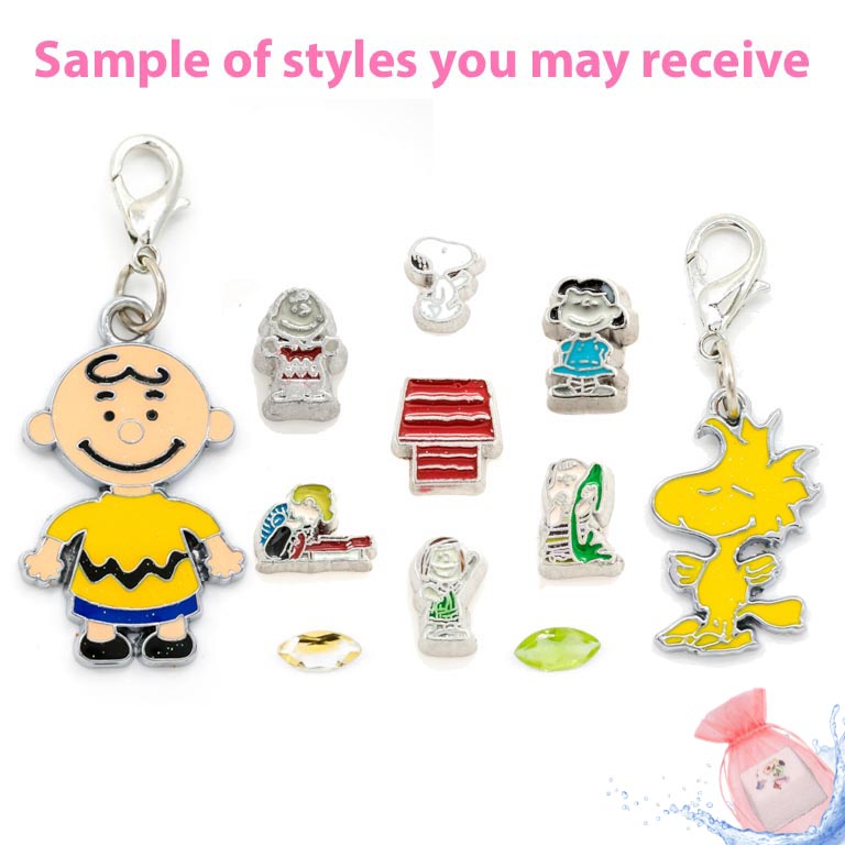 Peanuts Charlie Brown Snoopy Themed Charm Drops Default