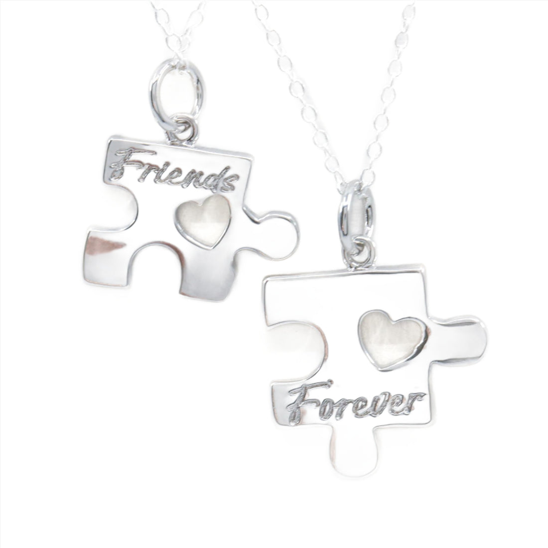 Pendant - 925 Sterling Silver Best Friends (4 Piece Set)