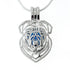 Dog Mutt Bull Silver Plated Cage Pendant Default