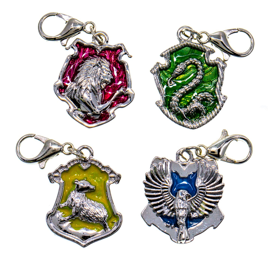 Dangle Clips - Harry Potter Houses Smooth (4 Pack)
