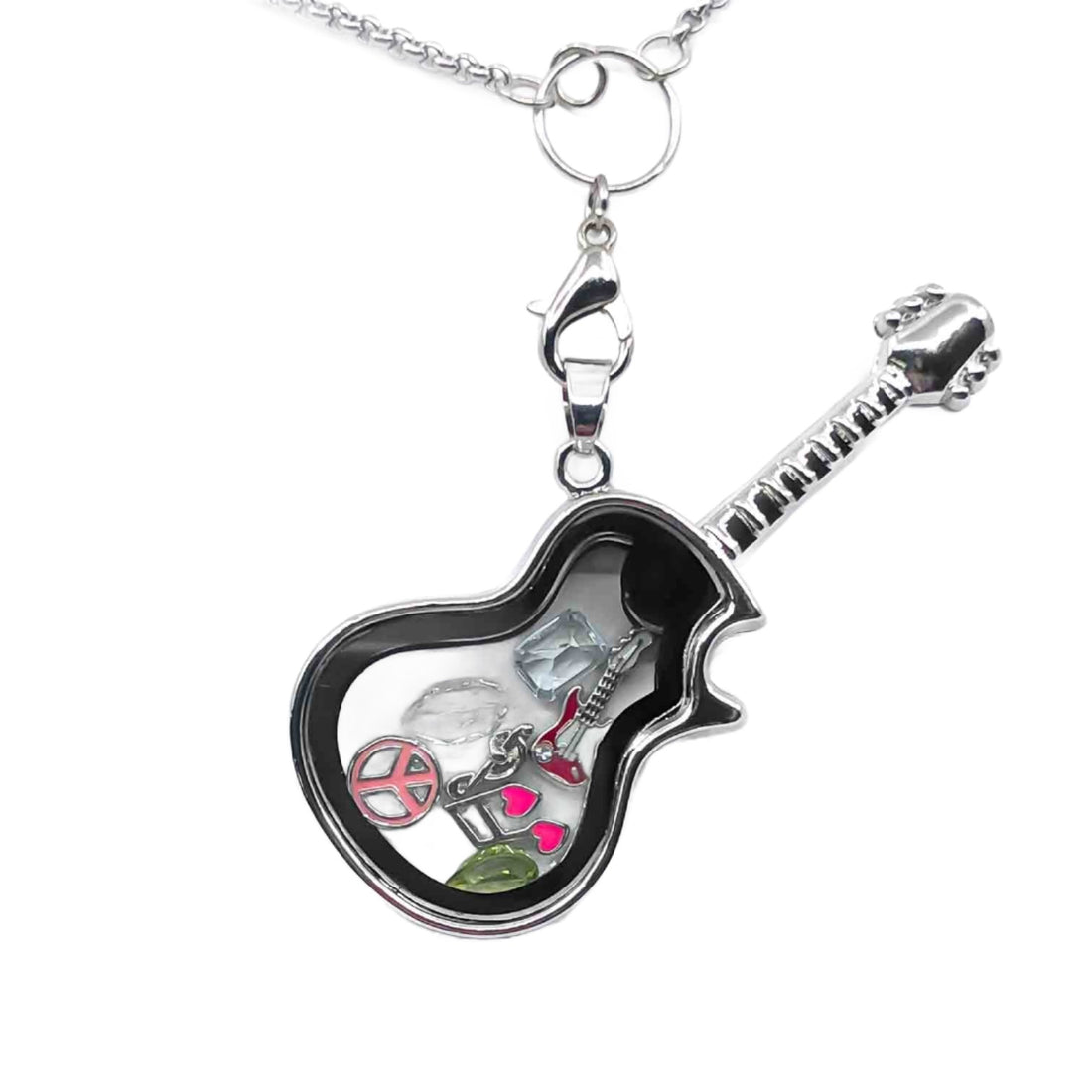 Guitar Smooth Glass Locket Default Title