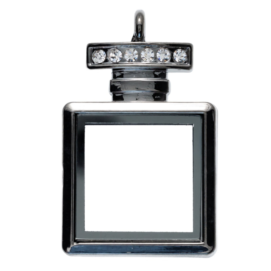 Bottle Pendant Black Plated Locket Default Title