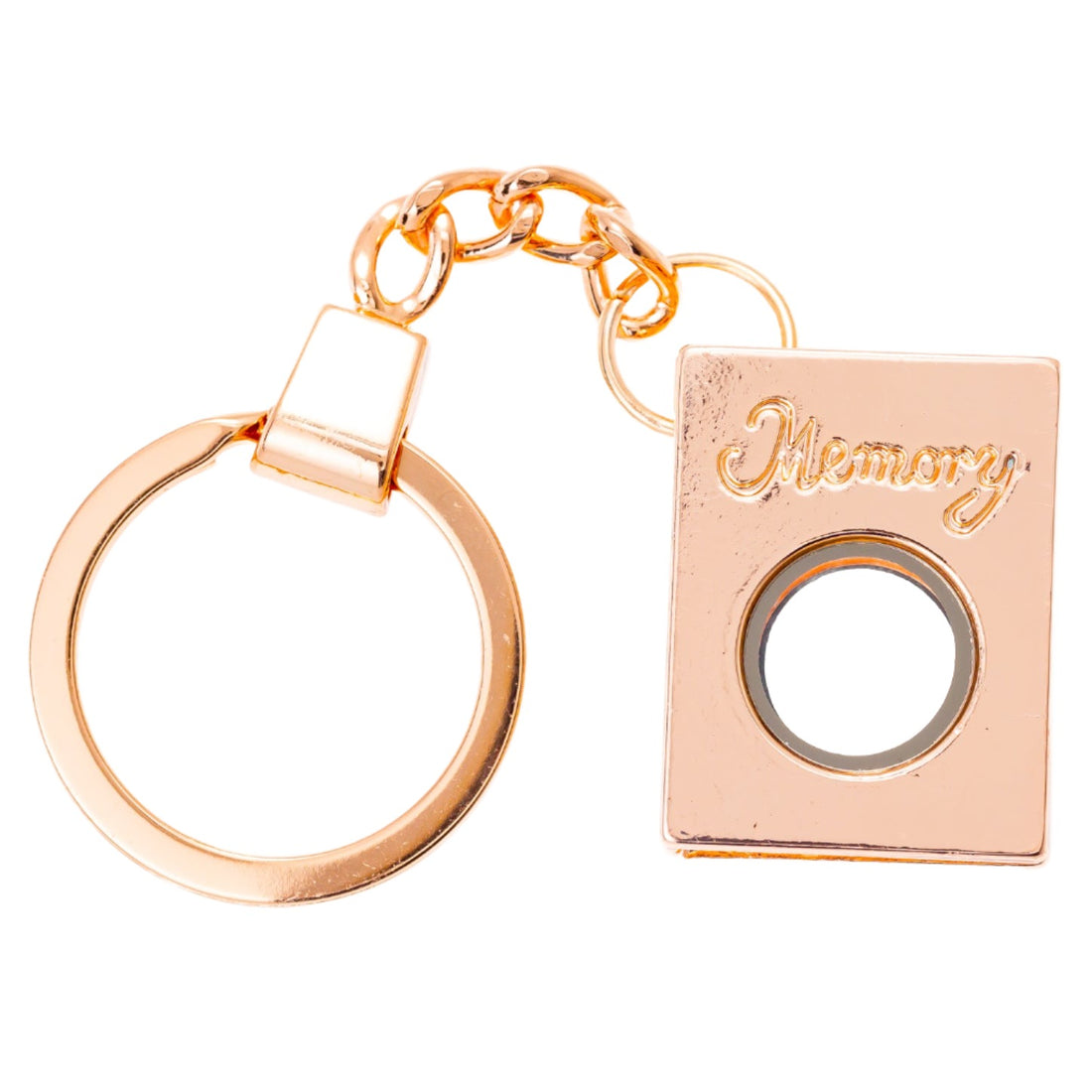 Memory Keychain Rose Gold Locket Default Title