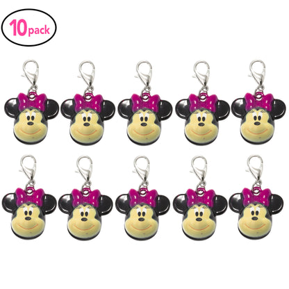 Paquete de 10 clips de goteo de Minnie Mouse Jingle Bell Disney