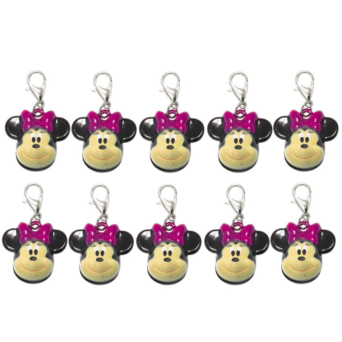 Paquete de 10 clips de goteo de Minnie Mouse Jingle Bell Disney