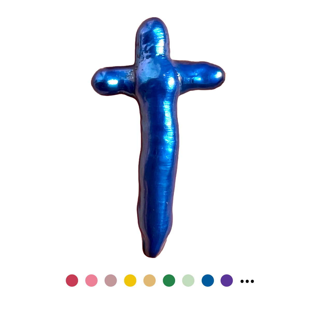 Loose Pearl Long Cross Shaped (Assorted Colors)