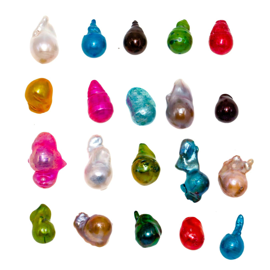 Perla Bola de Fuego Suelta (Varias Formas y Colores)